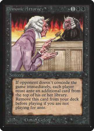 Demonic Attorney [Limited Edition Beta] | Dumpster Cat Games