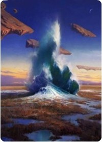 Flooded Strand Art Card [Zendikar Rising Art Series] | Dumpster Cat Games