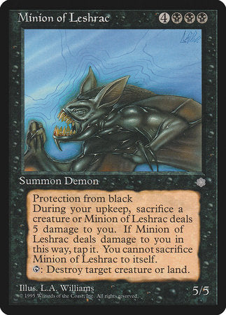Minion of Leshrac [Ice Age] | Dumpster Cat Games