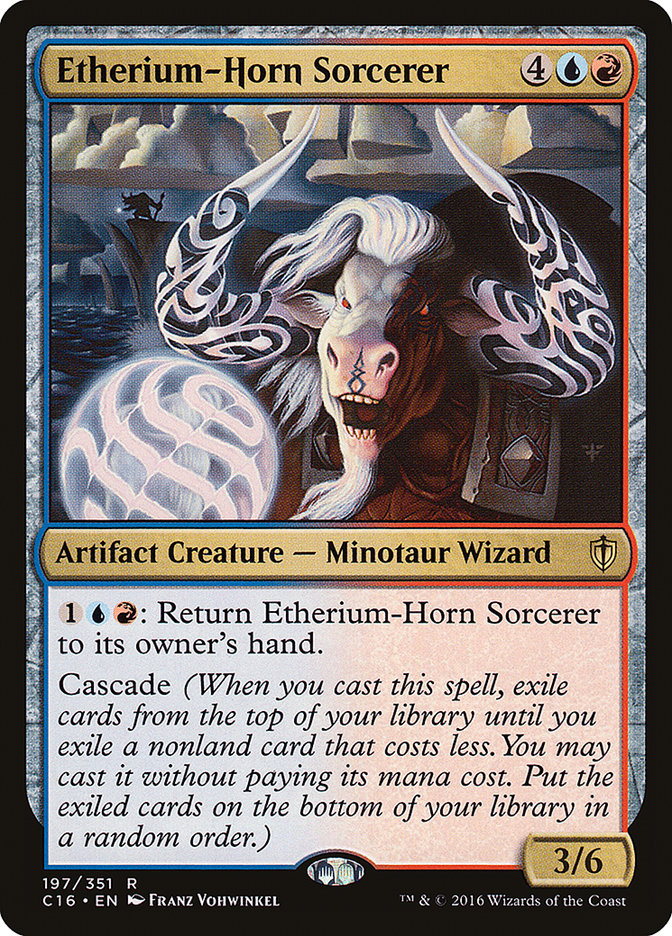 Etherium-Horn Sorcerer [Commander 2016] | Dumpster Cat Games