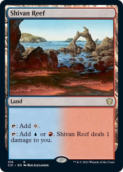 Shivan Reef [Commander 2021] | Dumpster Cat Games