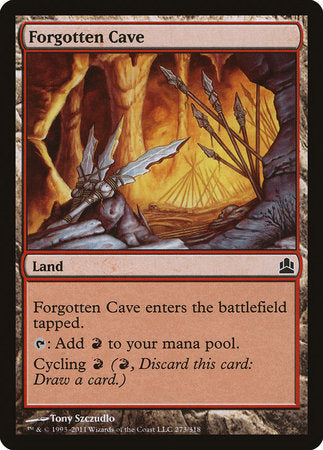 Forgotten Cave [Commander 2011] | Dumpster Cat Games