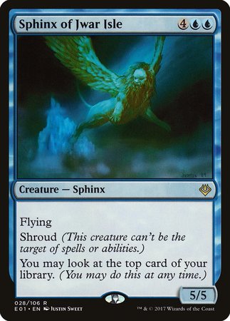 Sphinx of Jwar Isle [Archenemy: Nicol Bolas] | Dumpster Cat Games