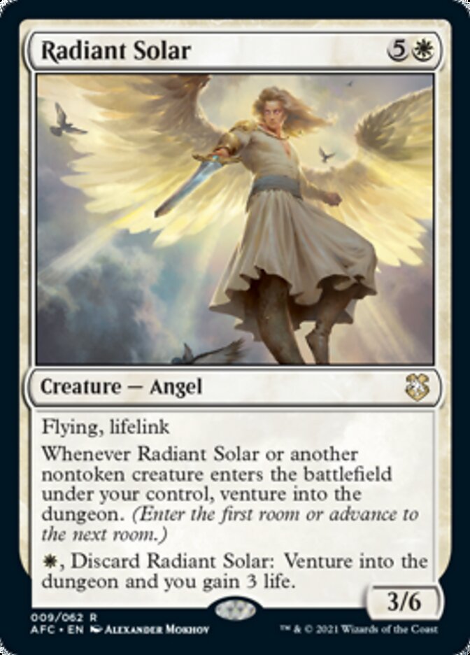 Radiant Solar [Dungeons & Dragons: Adventures in the Forgotten Realms Commander] | Dumpster Cat Games