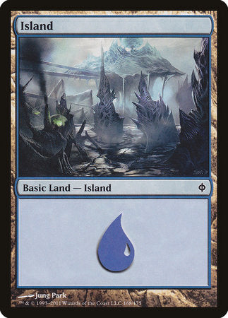 Island (168) [New Phyrexia] | Dumpster Cat Games