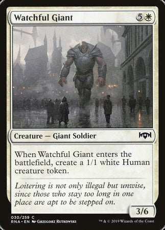 Watchful Giant [Ravnica Allegiance] | Dumpster Cat Games