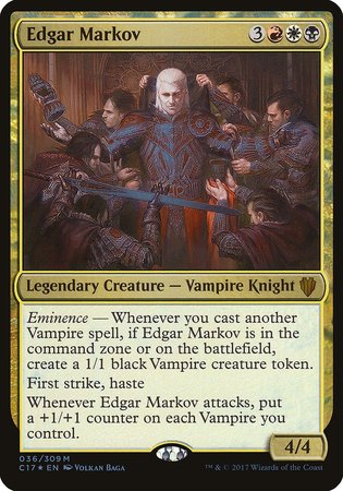 Edgar Markov (Commander 2017) [Commander 2017 Oversized] | Dumpster Cat Games