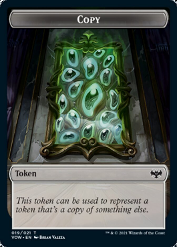 Copy // Boar Double-sided Token [Innistrad: Crimson Vow Tokens] | Dumpster Cat Games