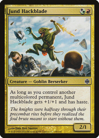 Jund Hackblade [Alara Reborn] | Dumpster Cat Games