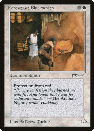 Repentant Blacksmith [Arabian Nights] | Dumpster Cat Games