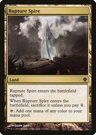 Rupture Spire [Commander 2013] | Dumpster Cat Games