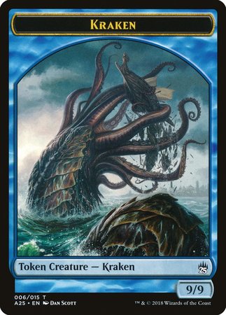 Kraken Token (006) [Masters 25 Tokens] | Dumpster Cat Games