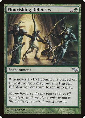 Flourishing Defenses [Shadowmoor] | Dumpster Cat Games