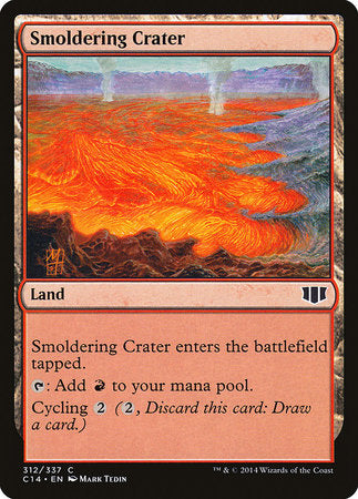 Smoldering Crater [Commander 2014] | Dumpster Cat Games