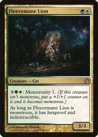 Fleecemane Lion [Theros] | Dumpster Cat Games