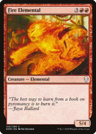 Fire Elemental [Dominaria] | Dumpster Cat Games