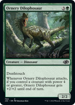 Ornery Dilophosaur [Jumpstart 2022] | Dumpster Cat Games