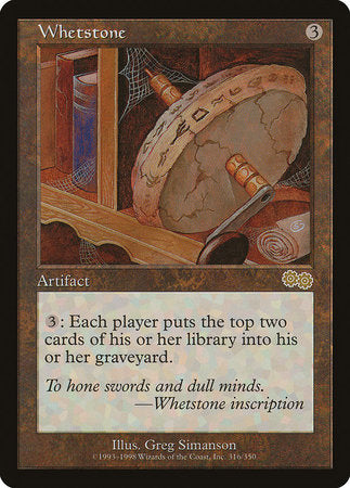 Whetstone [Urza's Saga] | Dumpster Cat Games