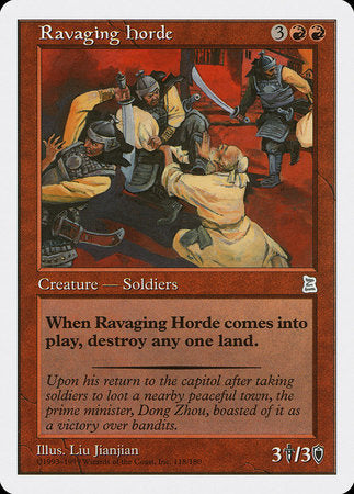 Ravaging Horde [Portal Three Kingdoms] | Dumpster Cat Games