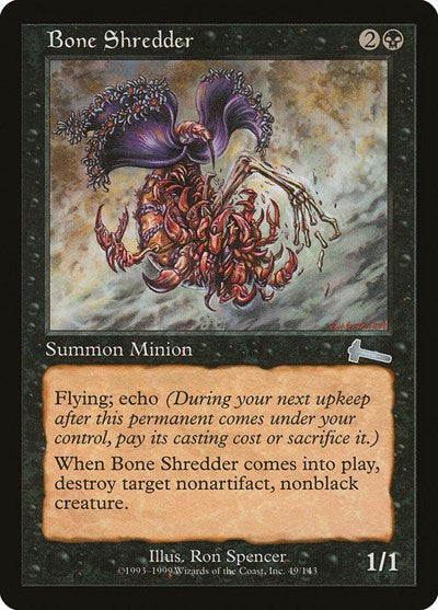 Bone Shredder [Urza's Legacy] | Dumpster Cat Games