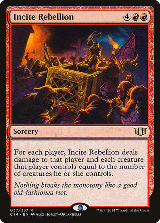 Incite Rebellion [Commander 2014] | Dumpster Cat Games