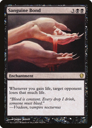 Sanguine Bond [Commander 2013] | Dumpster Cat Games
