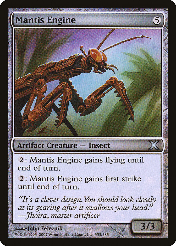Mantis Engine (Premium Foil) [Tenth Edition] | Dumpster Cat Games