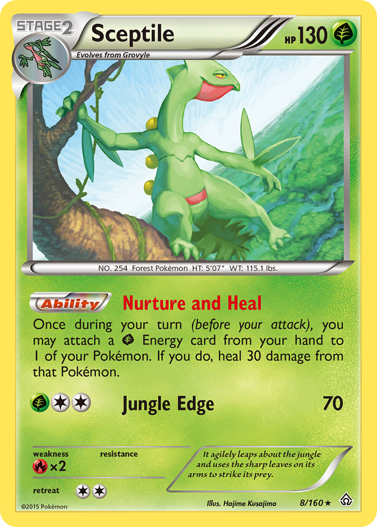 Sceptile (8/160) [XY: Primal Clash] | Dumpster Cat Games