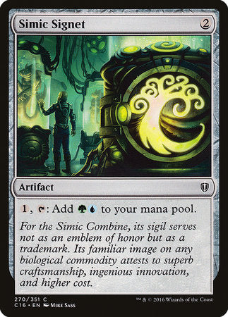 Simic Signet [Commander 2016] | Dumpster Cat Games