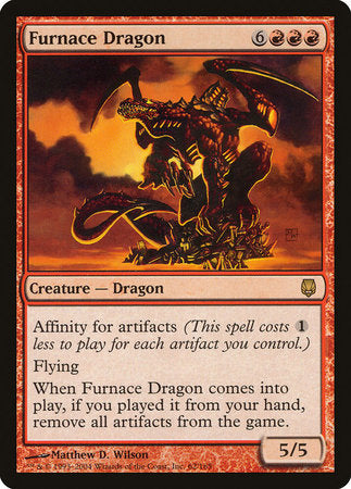 Furnace Dragon [Darksteel] | Dumpster Cat Games