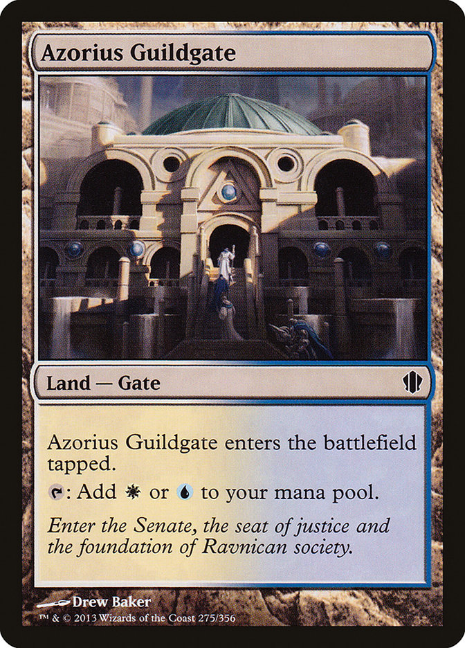 Azorius Guildgate [Commander 2013] | Dumpster Cat Games