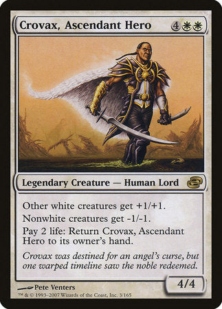 Crovax, Ascendant Hero [Planar Chaos] | Dumpster Cat Games