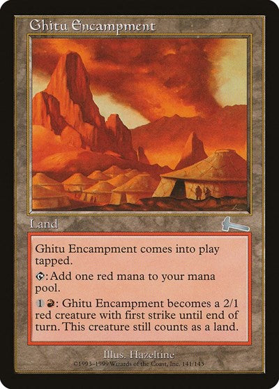 Ghitu Encampment [Urza's Legacy] | Dumpster Cat Games