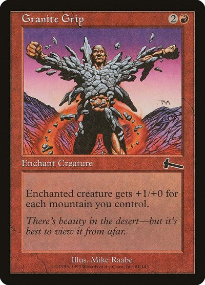 Granite Grip [Urza's Legacy] | Dumpster Cat Games