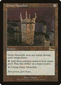 Grim Monolith [Urza's Legacy] | Dumpster Cat Games