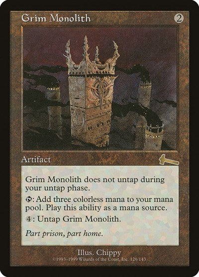 Grim Monolith [Urza's Legacy] | Dumpster Cat Games