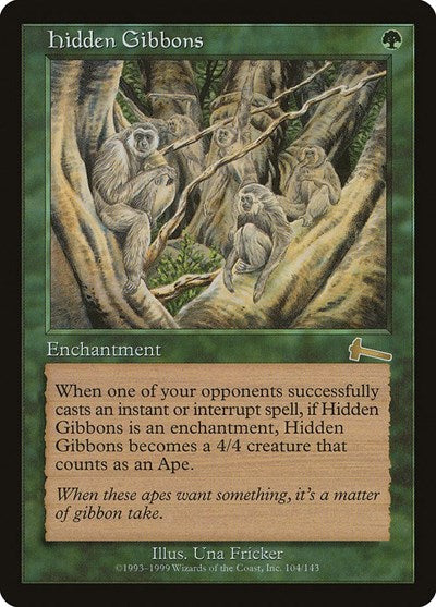 Hidden Gibbons [Urza's Legacy] | Dumpster Cat Games