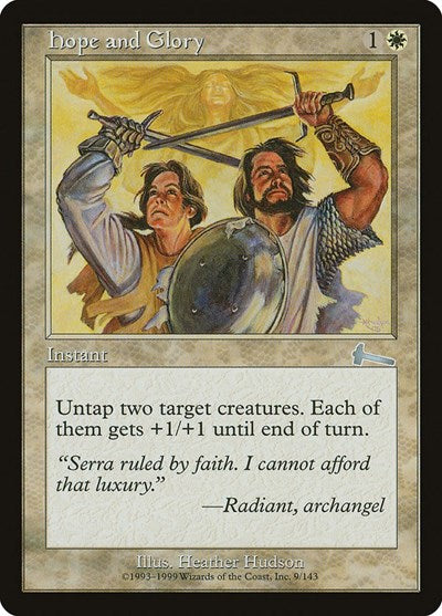 Hope and Glory [Urza's Legacy] | Dumpster Cat Games