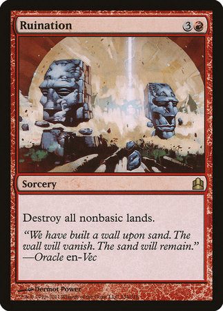 Ruination [Commander 2011] | Dumpster Cat Games