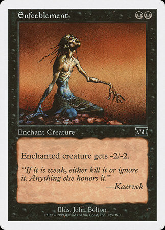Enfeeblement [Classic Sixth Edition] | Dumpster Cat Games