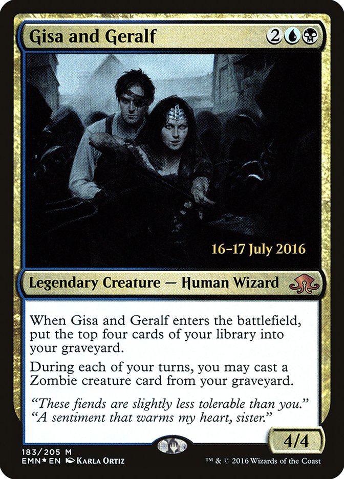 Gisa and Geralf  [Eldritch Moon Prerelease Promos] | Dumpster Cat Games