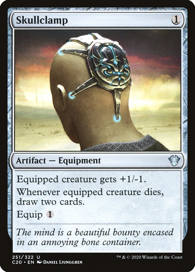 Skullclamp [Commander 2020] | Dumpster Cat Games