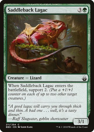 Saddleback Lagac [Battlebond] | Dumpster Cat Games