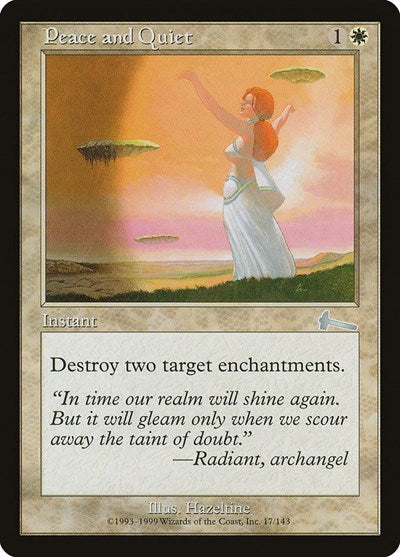 Peace and Quiet [Urza's Legacy] | Dumpster Cat Games