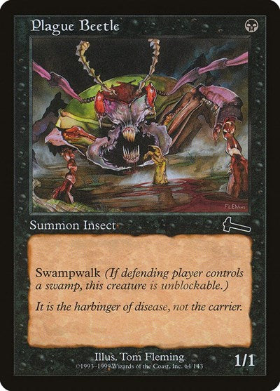 Plague Beetle [Urza's Legacy] | Dumpster Cat Games