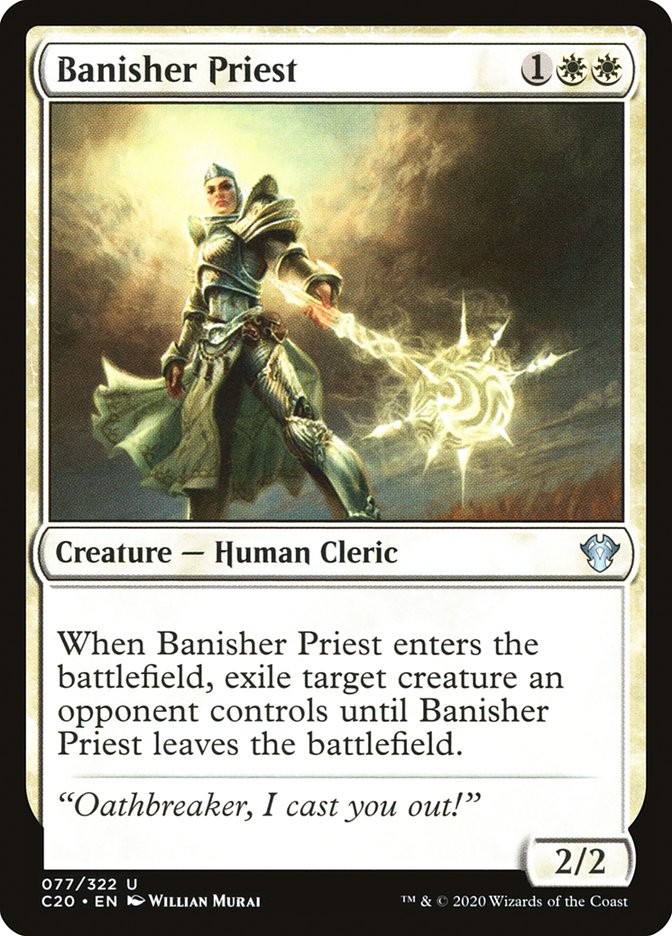 Banisher Priest [Commander 2020] | Dumpster Cat Games