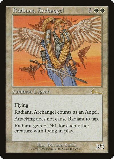 Radiant, Archangel [Urza's Legacy] | Dumpster Cat Games