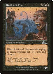 Rank and File [Urza's Legacy] | Dumpster Cat Games