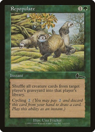 Repopulate [Urza's Legacy] | Dumpster Cat Games