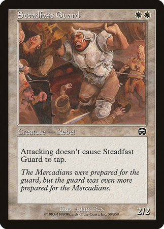 Steadfast Guard [Mercadian Masques] | Dumpster Cat Games